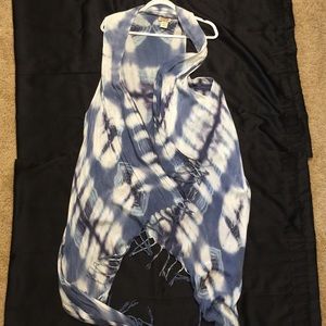 Sleeveless Tie Dye Cardigan